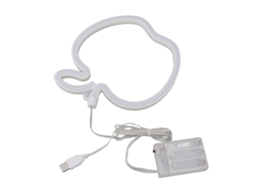 2026 sinal Led Neon de Frutas Usb/bateria Seguro Luz Vermelha para Quarto Festa Jardim