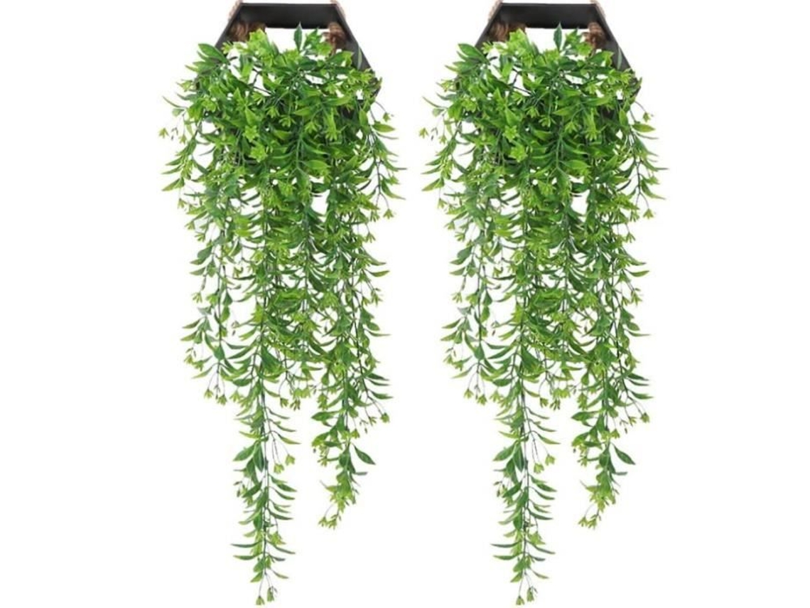 2 Peças de Hera Artificial--- Folhas BRILVIBERA