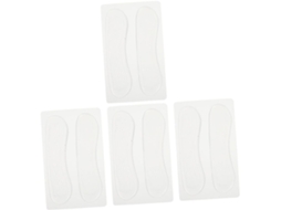 Ipetboom Conjunto De 4 Pares Protetores Calcanhar Em Gel Branco Que Reduzem O Atrito E Evitam Escorregões, Protetores De