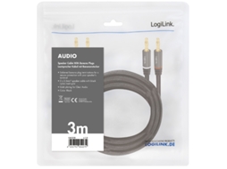 Cabo de Alto-Falante LOGILINK 2 X 2 Plugues Banana 3 0 M