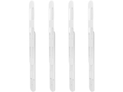 Corrediças Para Gavetas De Cômoda, Conjunto De 4 Peças, Com Alta Capacidade De Carga E Fácil Acesso, Base Em Abs