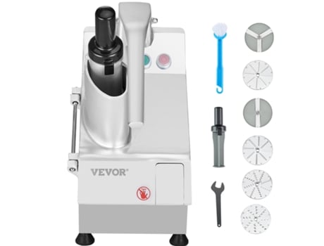 Processador de Alimentos e Picador de Legumes VEVOR 6 Lâminas 550 W 1600 RPM