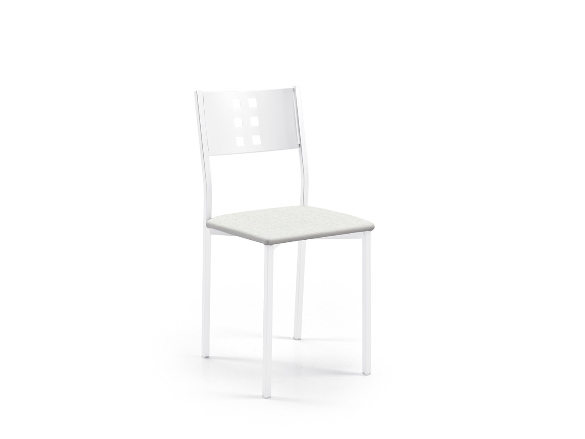 Cadeira de Cozinha Brancazamora 38x86x47cm Michigan Snow FANMUEBLES