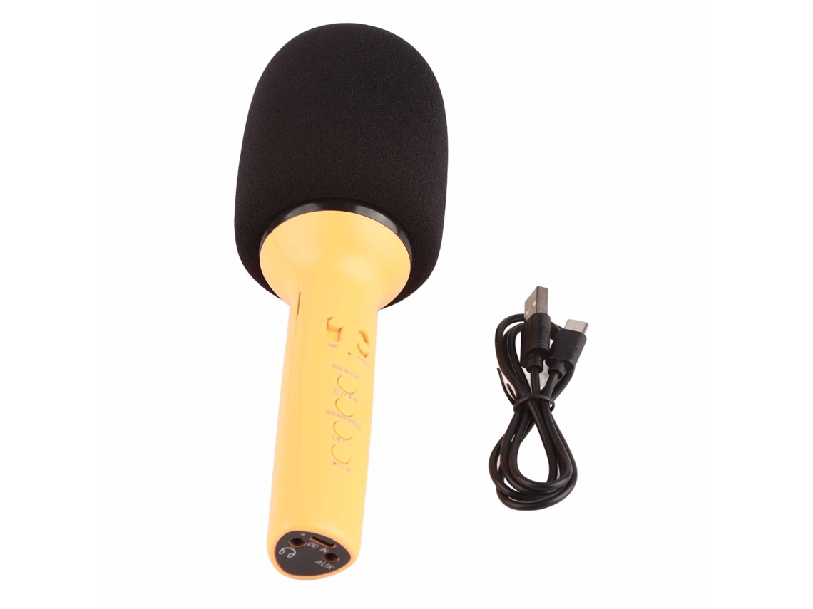 Microfone de Karaokê EOOCOO (caixa de Som Portátil Bluetooth Sem Fio)