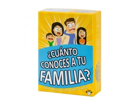 Juego De Mesa ¿cuánto Conoces A Tu Familia? Familiar Divertido 91060 Moosep25