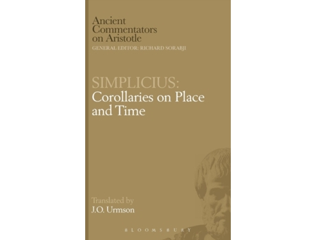 Livro Simplicius: Corollaries on Place and Time (Ancient Commentators on Aristotle) J. O. Urmson (Inglês)