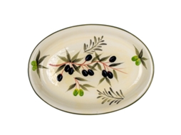 Prato de Jantar SIGNES GRIMALT Olive Dolomite 28x4,5x39 cm
