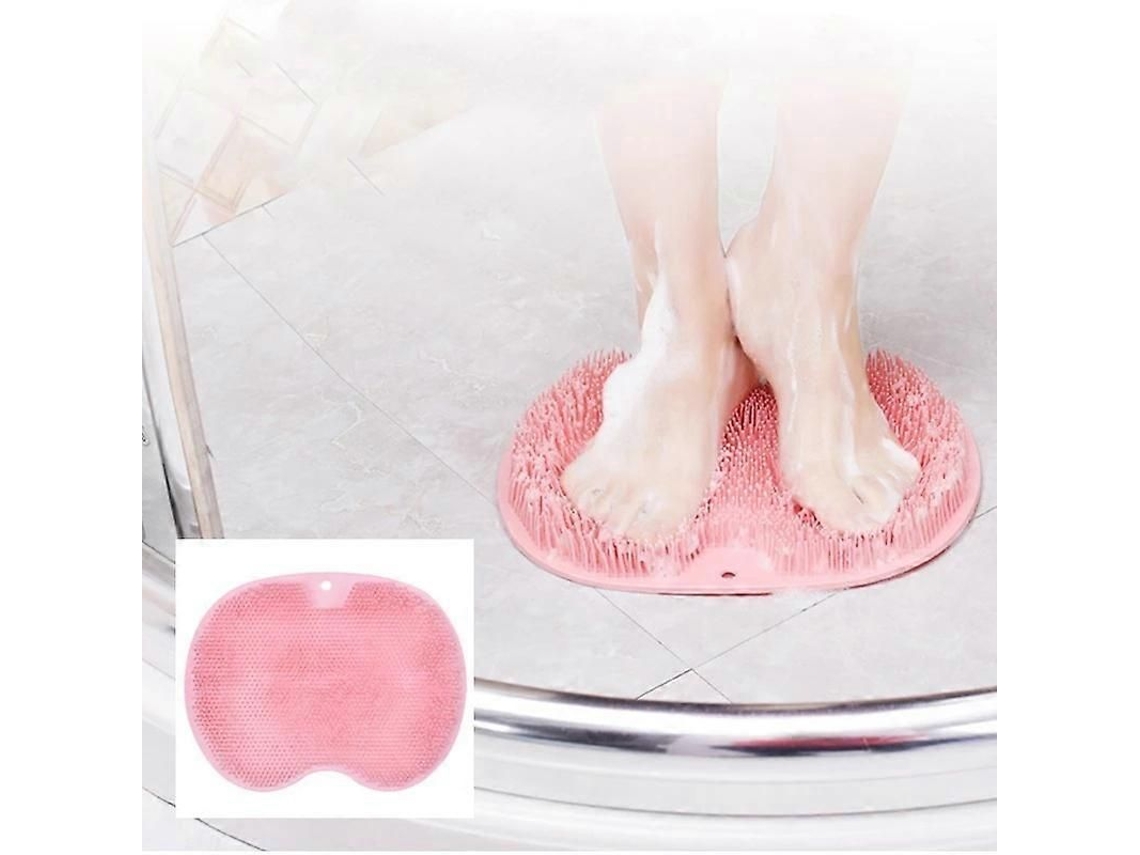 Massageador De Pés Com Ventosa Para Banheiro, Escova Massageadora Os Pés, Almofada Em Tpr.