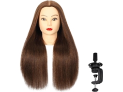 Cabeça de boneca com cabelo humano verdadeiro SFUSHOS