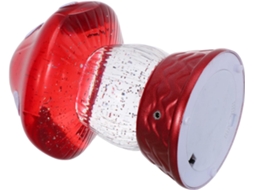 Luminária Noturna Em Formato De Cogumelo Plástico Mesa Led .