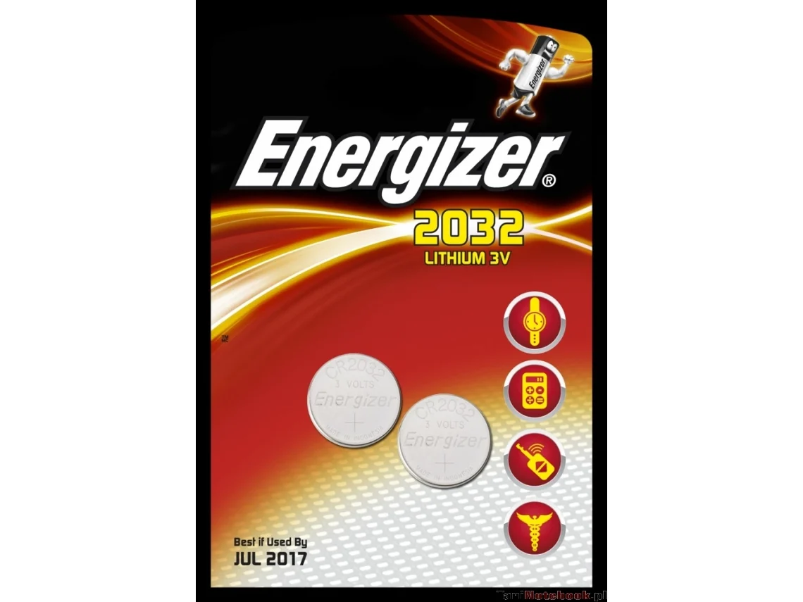 Pilhas ENERGIZER Lítio CR2032 (2 unidades)