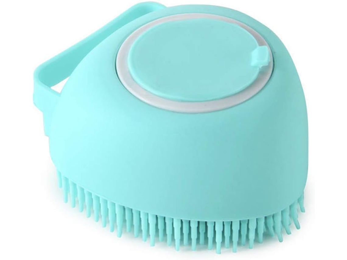Escova Silicone Banho Pet