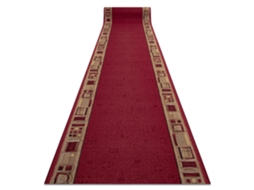 Passadeira Base Antideslizante Jena Bordô 80Cm