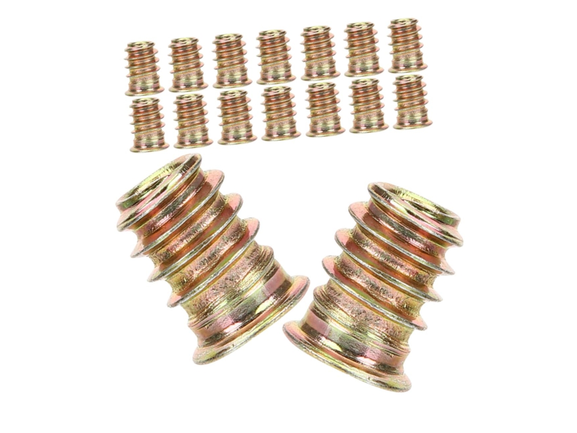 Conjunto De 40 Porcas Inserção Roscadas M6x15 Para Impressão 3d, Moldagem Por Injeção E Móveis