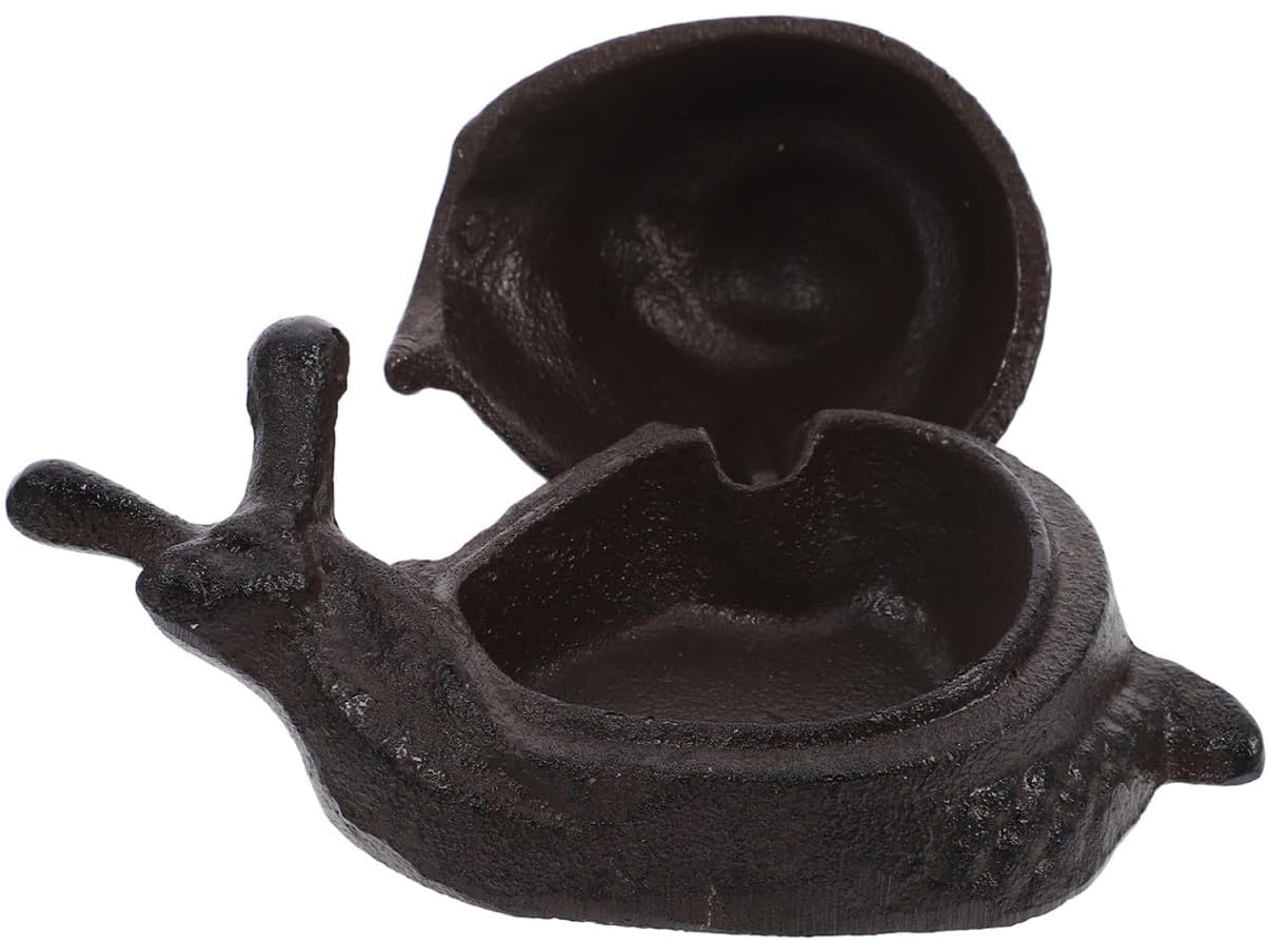 Caixa De Chaves Resistente Ao Desgaste Intempéries Forma De Caracol Decorativa E Funcional Em Ferro Externa