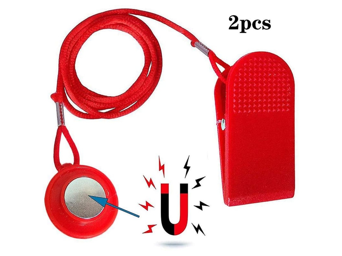 Chave De Segurança Para Esteira, Trava Magnética Universal Kit De Fitness Para Esteira