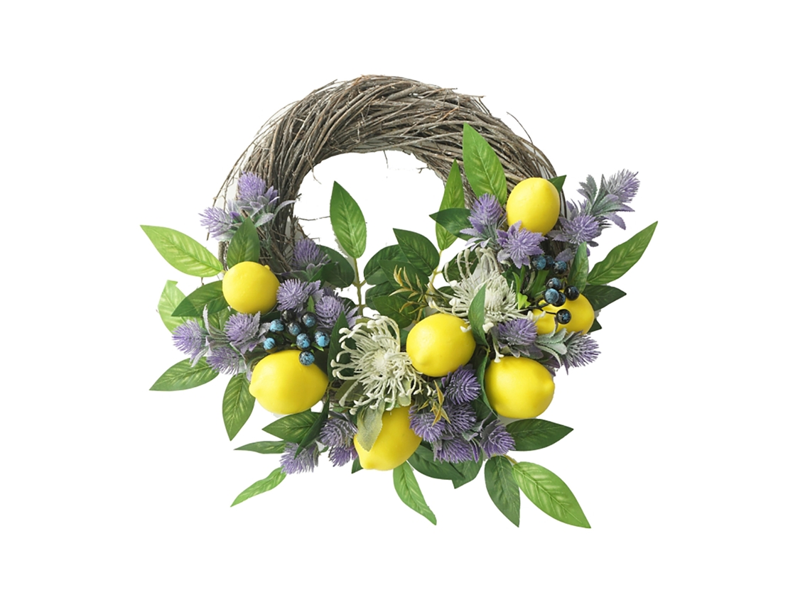 Coroa de Lavanda e Limão para Porta LAXISCREED