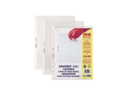 Bolso Perfurado Padrão Favorit Air 220 X 300 Mm Transparente Embalagem com 100