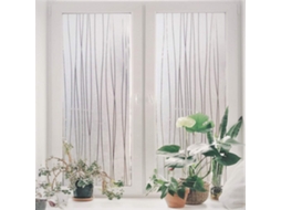 1 Unidade(45 X 200 Cm) Película Estática Irregular Com Arranhões Para Janelas, Fosca