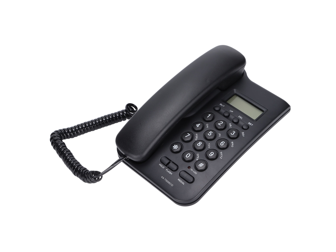 Telefone Fio LAXISCREED Discagem Semi livre Identificador de Chamadas