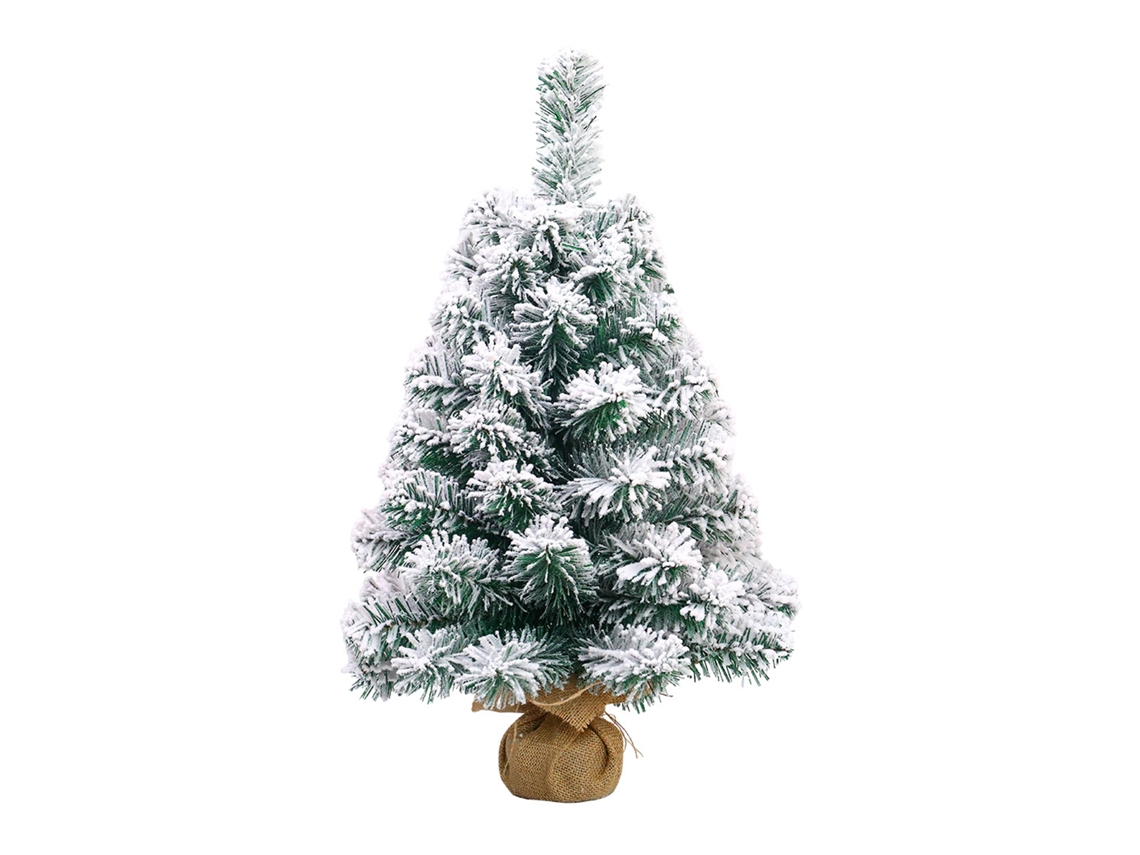 Árvore de Natal de Mesa LAXISCREED com Floco de Neve, 60cm, Decoração Natal