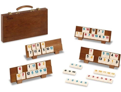 Jogo de Tabuleiro  Maletin Rummi Classic Plus Madera