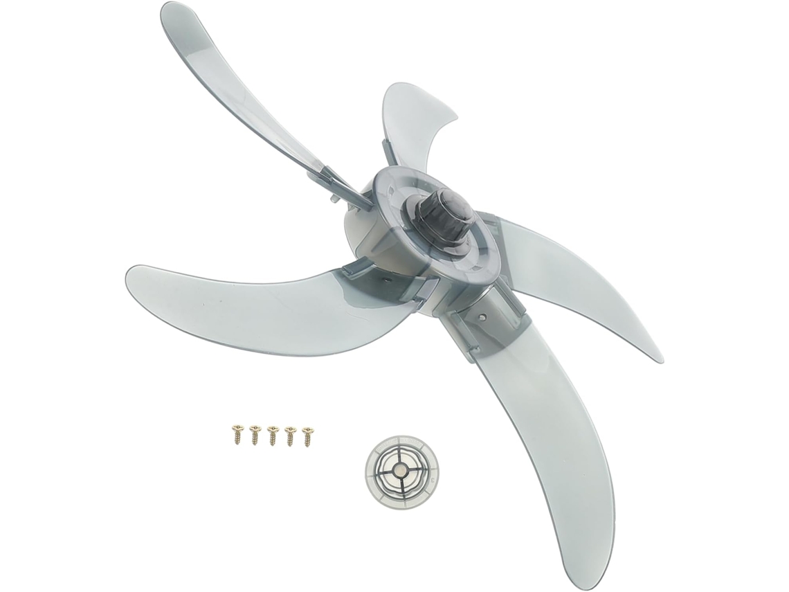 Ventilador De Festa De Plástico Cinza De 45 Cm (18 Polegadas)