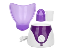 Gerador De Vapor Facial Umidificador Roxo Para Spa De Pele Com Nebulização, Aromaterapia E Acessórios Incluídos