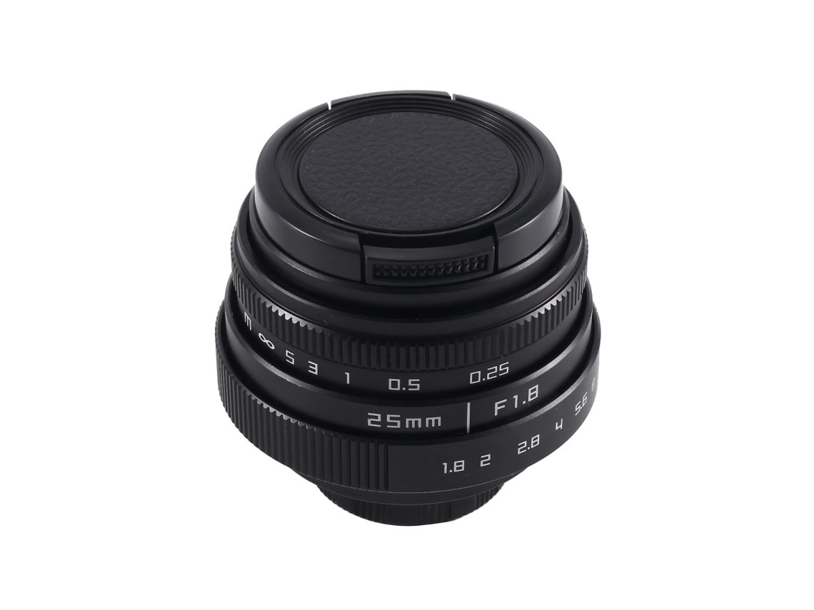 Lente De Tv 25mm F/1.8-c, Lente Principal De Tv Para Filmadora Com Montagem C De 16mm - A