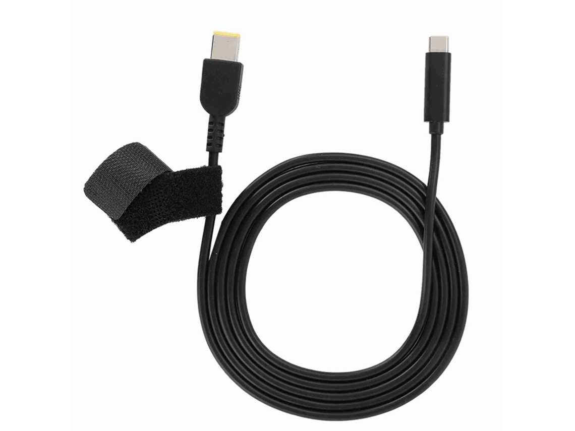 Fio De Energia (carregamento Pd, Saída De Porta Quadrada) Tipo-c Macho Para Porta Quadrada Macho Para Notebooks Lenovo Thinkpad