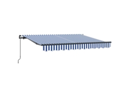 Toldo Retrátil Vidaxl Azul Poliéster