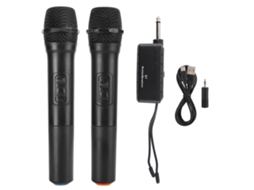 Microfone Sem Fio de Mão E7 Alta Frequência Universal com Receptor e Antena