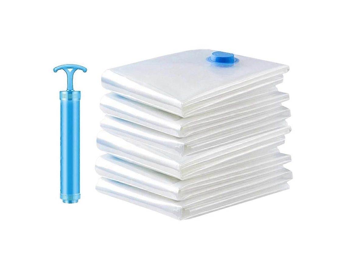 Sacos De Armazenamento A Vácuo, Compressão Para Economizar Espaço Edredons E Cobertores, Organizador Embalagens Roupas Com Fecho Hermético 40x60cm