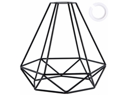 Abajur Retrô Em Metal Preto Para Cozinha, Sala De Jantar, Quarto E Corredor (preto)-aquaforge