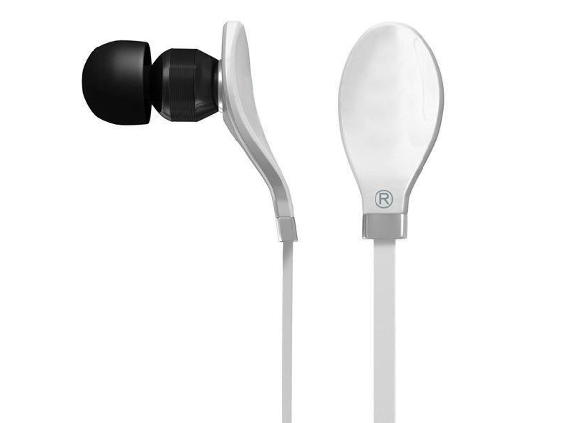 Fones de Ouvido Intra-Auriculares Brancos Wallytech