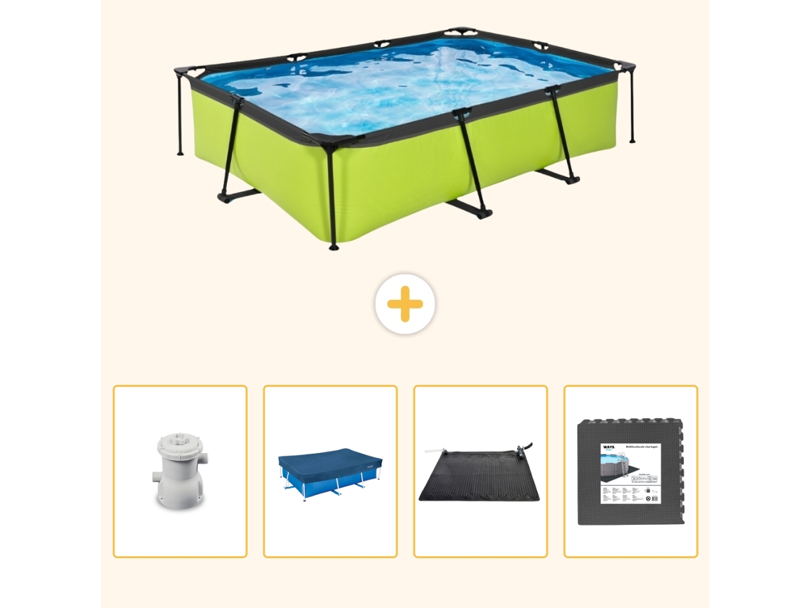 Exit-toys Piscina Exit Retangular - 300x200x65 Cm - 5-peças S227