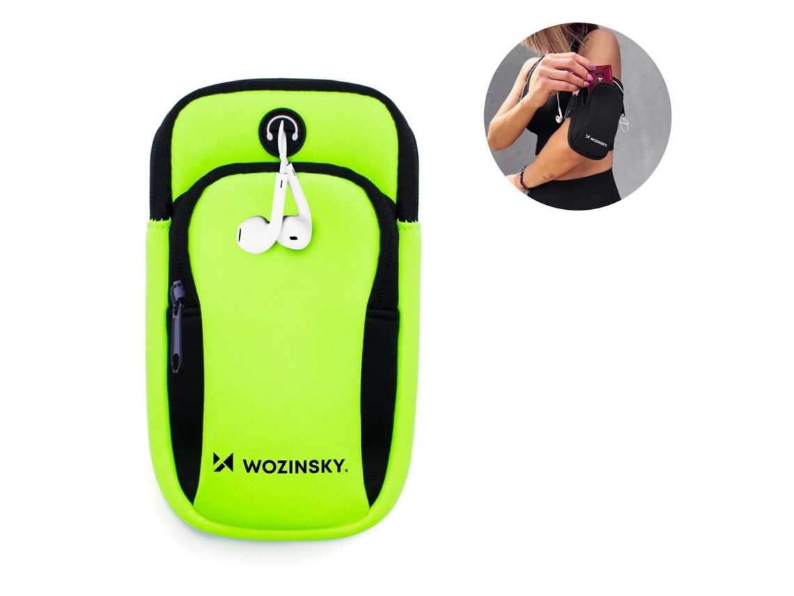 Pulseira De Corrida Wozinsky Verde (wabgr1)