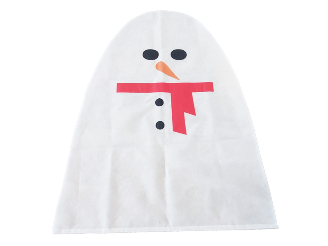 Conjunto de 2 Capas de Armazenamento Vertical para Árvore de Natal Branca 90x103cm, Leve, Protetora com S/MARCA