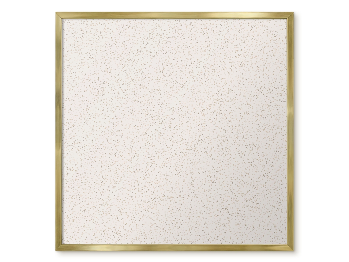 Quadro magnético de parede com estética de mármore para quarto Espelharte (50x50 cm)