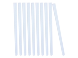 Conjunto de 10 grampos transparentes para papel tamanho A4, barras de encadernação de plástico de 310 mm