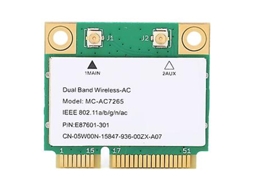 Placa Wi Fi, Módulo Wi Fi 867 Mbps Módulo Wi Fi Duplo Placa Wi Fi Para Laptop Durabilidade Aprimorada Slowmoose