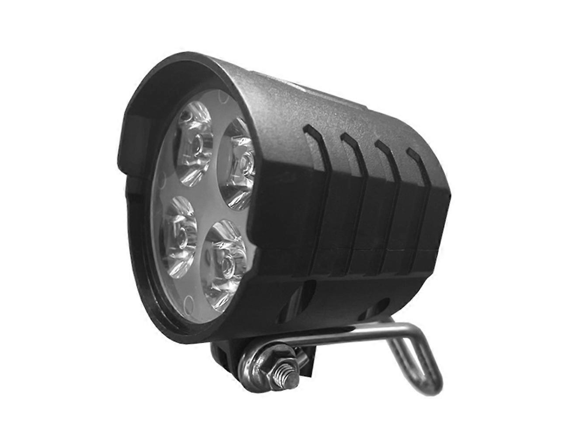 Farol De Led Para Bicicleta Elétrica 36v- 60v, Scooter Elétrica, Luz Frontal Para Bicicleta Elétrica, Motocicleta, Buzina À Prova D'água S