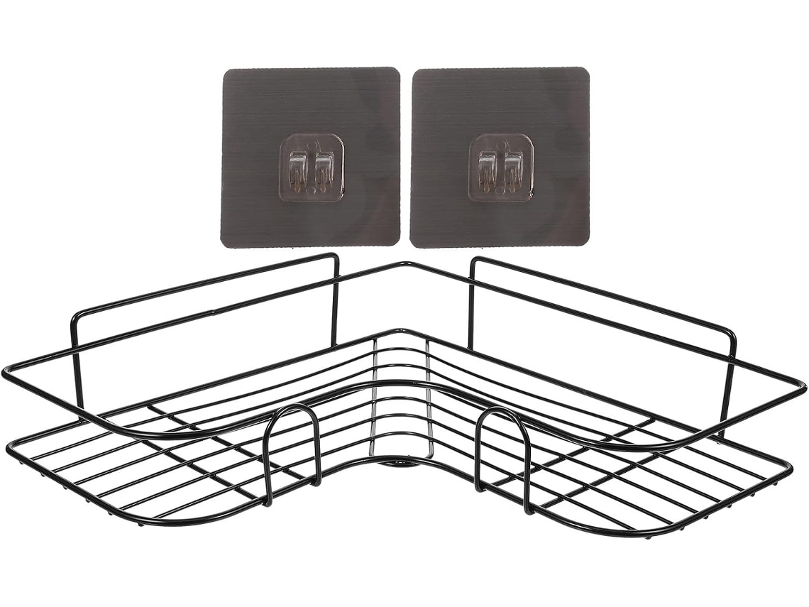 Nolitoy Prateleira De Parede Triangular Em Ferro Para Banheiro, Com Design Para Montagem Na Parede, Ideal Para Cozinha E