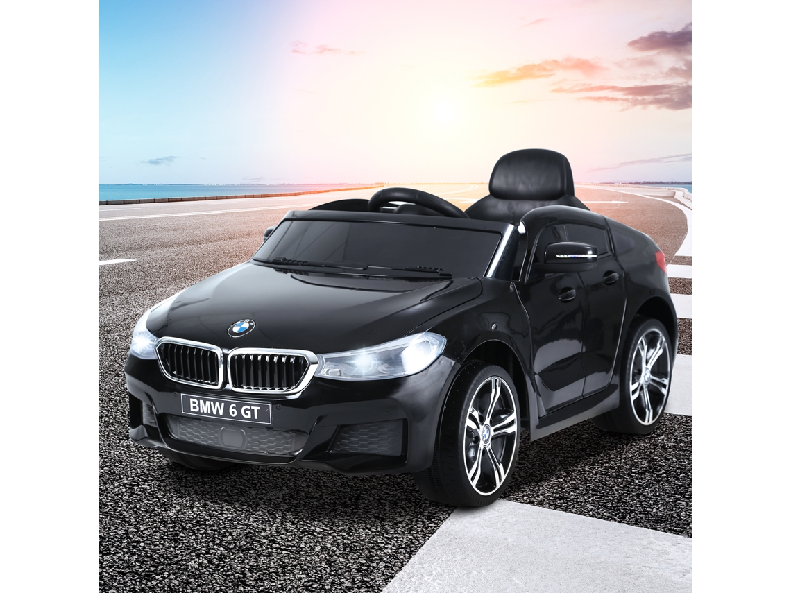 Carro Elétrico Para Crianças Bmw 6gt 6v, Carro Telecomandado Com Música E Faróis Led, Mp3, Claxon, 106 X 64 X 51 Cm, Preto