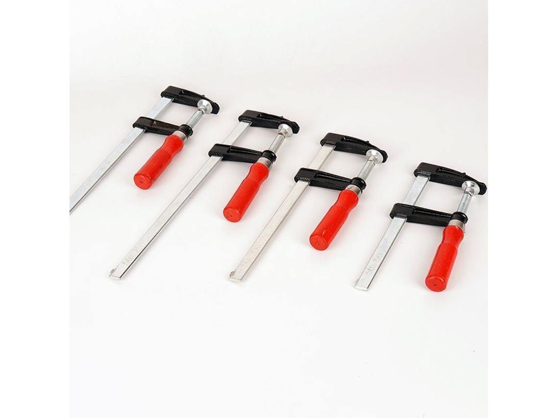 4 Pinças De Barra, Pinças De Parafuso F, Pinças De Conexão Rápida, 2 Tamanhos (50mmx200mm, 80mmx300mm) Para Carpintaria E Diy