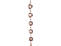 Corrente Circular Para Sinos De Vento, Corrente Decorativa Para Calhas Com Sinos, Fácil Instalação. Gokoco