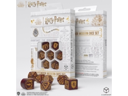 Conjunto De Dados Modernos Da Grifinória De Harry Potter Da Q Workshop, Vermelho, 7 Peças