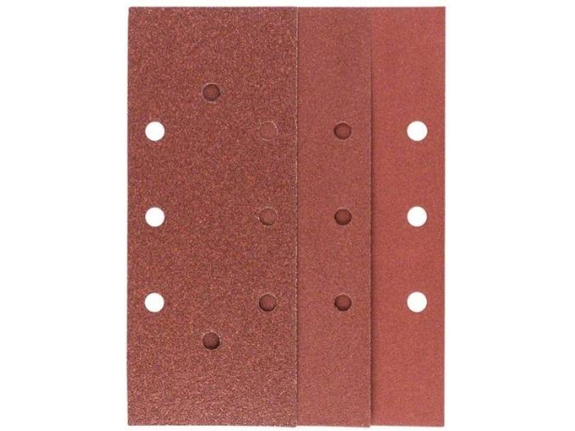 Conjunto de 10 Folhas de Lixa BOSCH para Lixadeira Vibratória G= 60 - 120 - 180