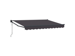 Conjunto 1 Toldo Retrátil Vidaxl Antracite Poliéster (3,5 X 2 M)