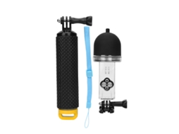 Funda Impermeável Para Mergulho Com Palo Flutuante E Selfie Stick Para Câmera Esportiva Dji Osmo Pocket Amarela